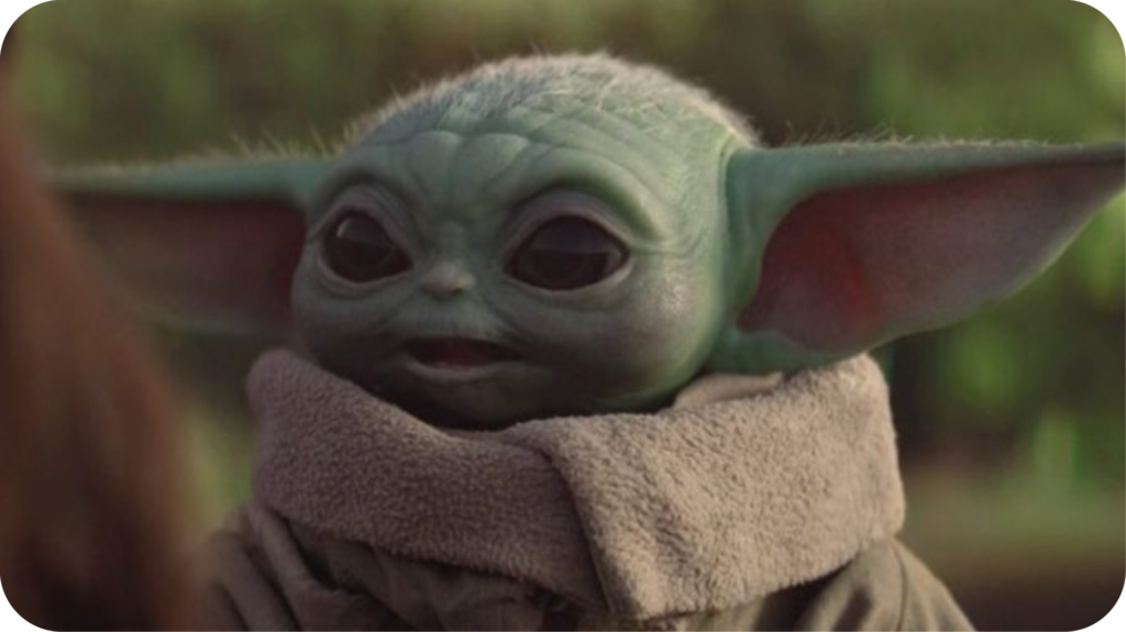 Ojos baby Yoda